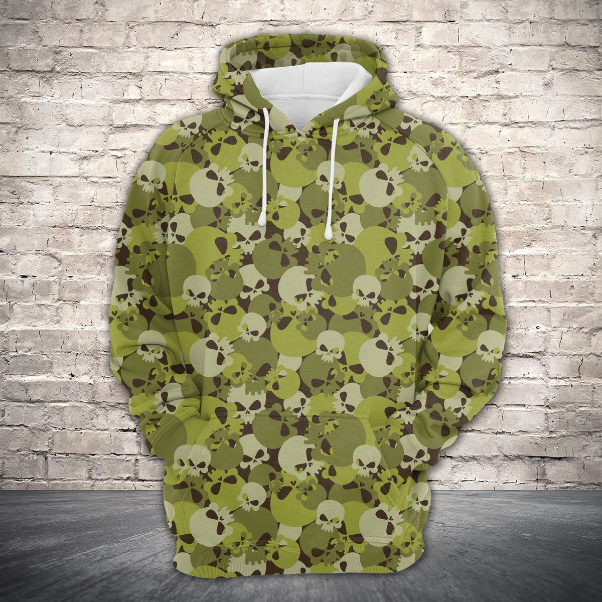 Amazing Camouflage of Skull H22413 - All Over Print Unisex Hoodie
