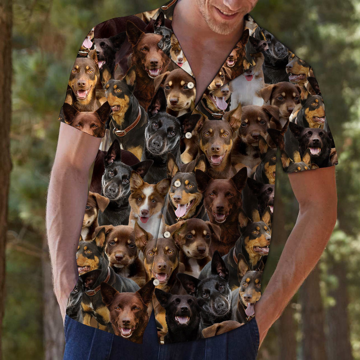 Australian Kelpie Awesome D0107 - Hawaii Shirt