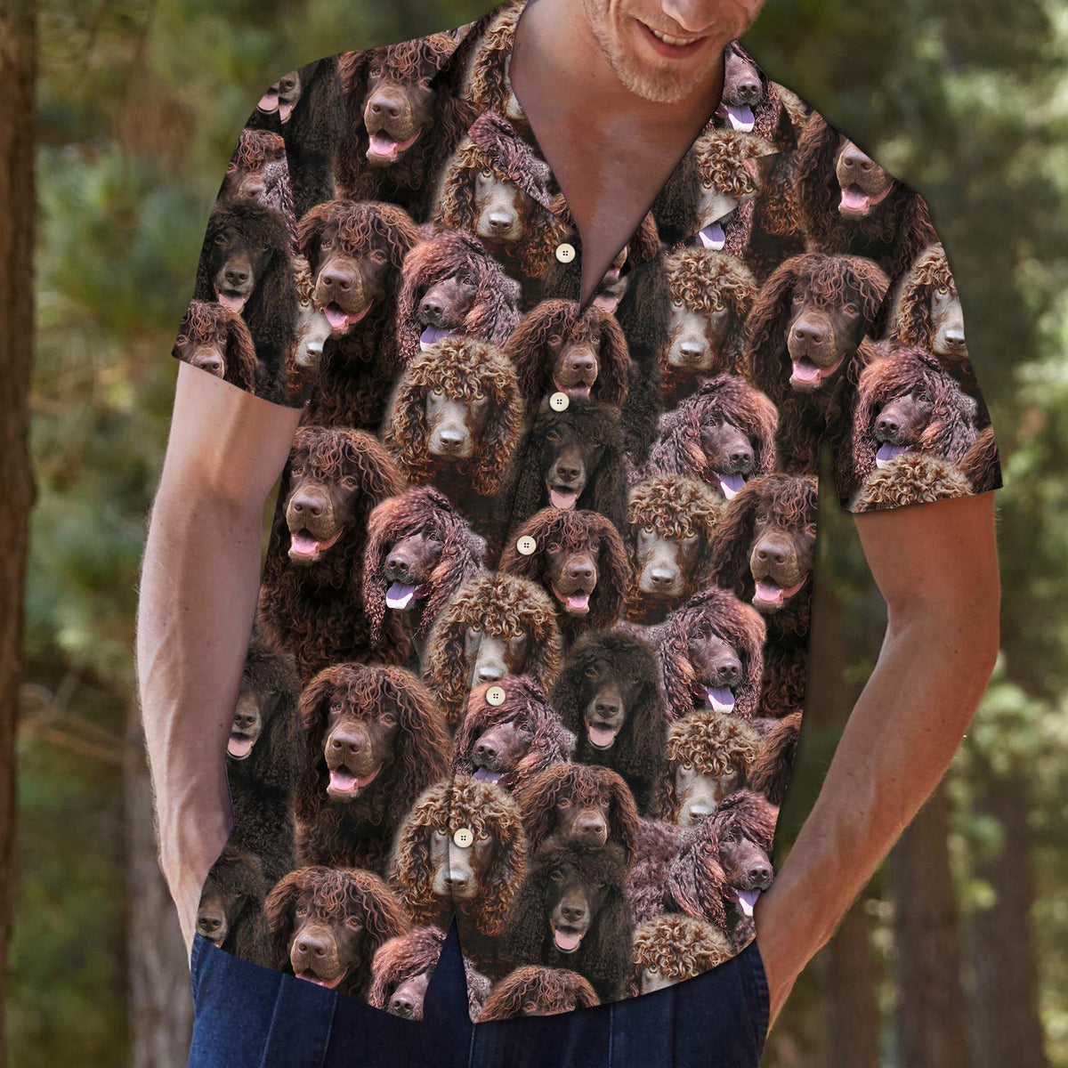 Irish Water Spaniel Awesome D0207 - Hawaii Shirt