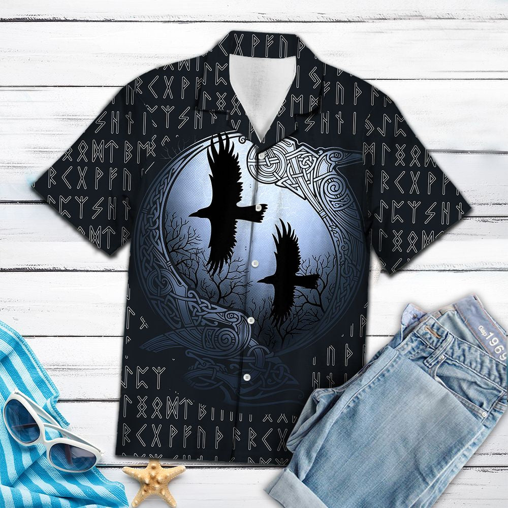 Viking Ravens H2735 - Hawaii Shirt