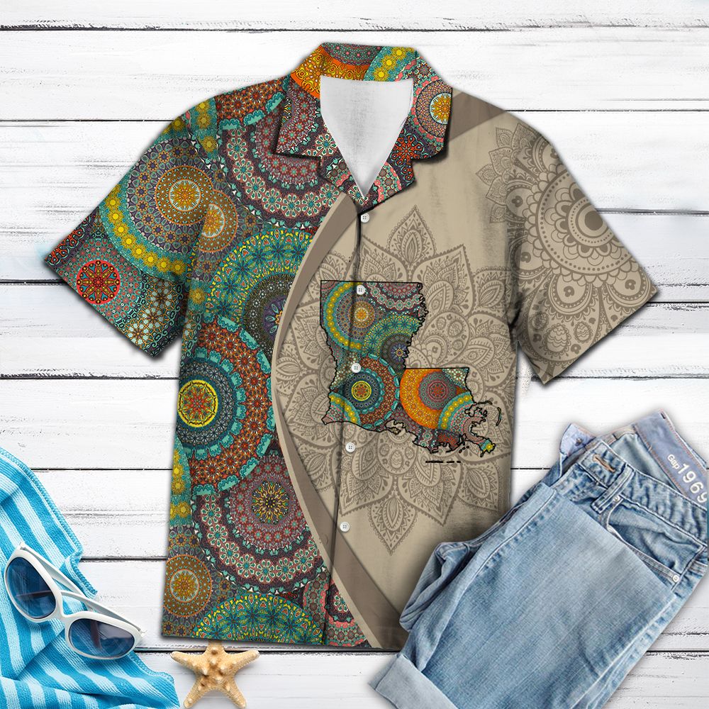 Louisiana Mandala H27049 - Hawaii Shirt