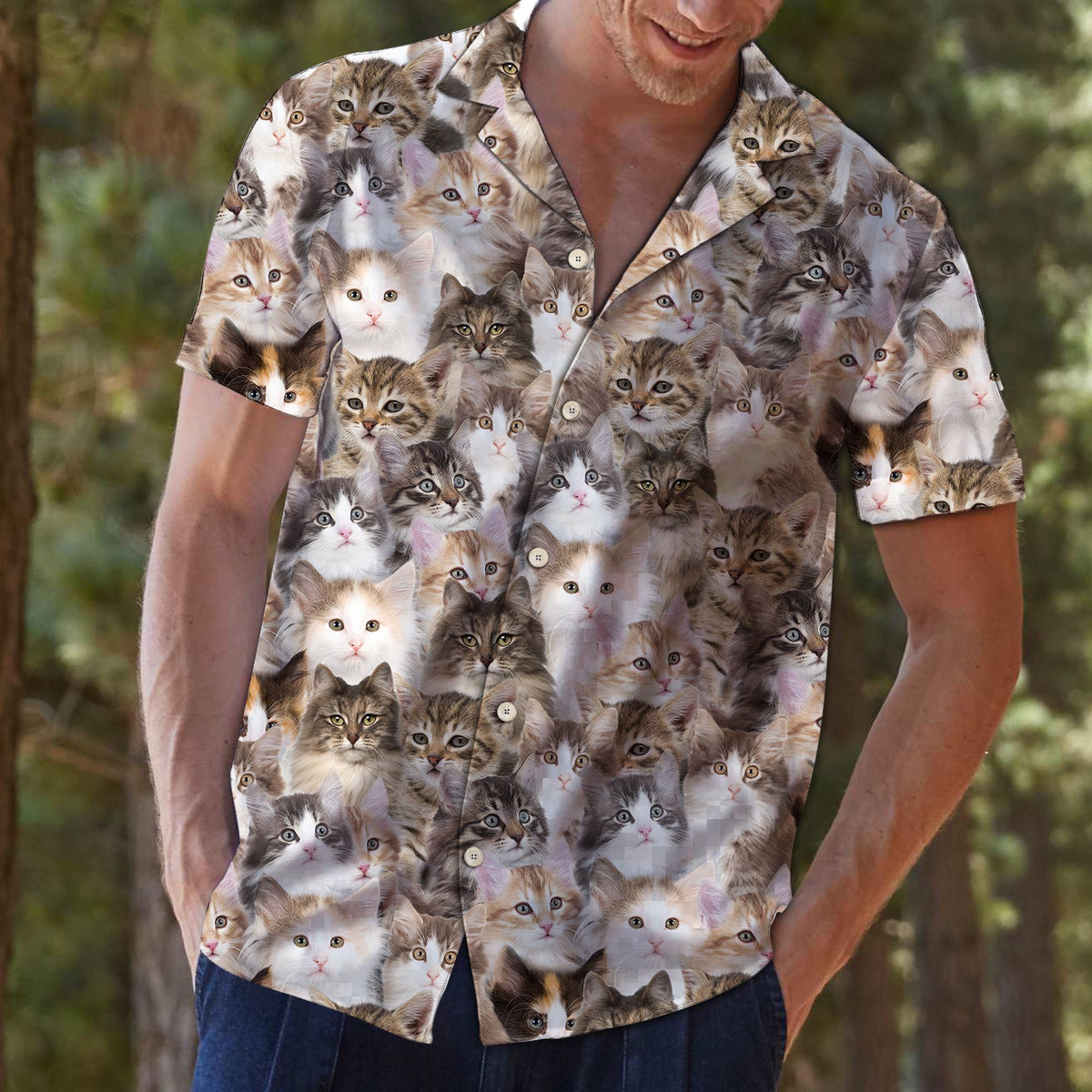 Norwegian Forest Cat Awesome D0307 - Hawaii Shirt