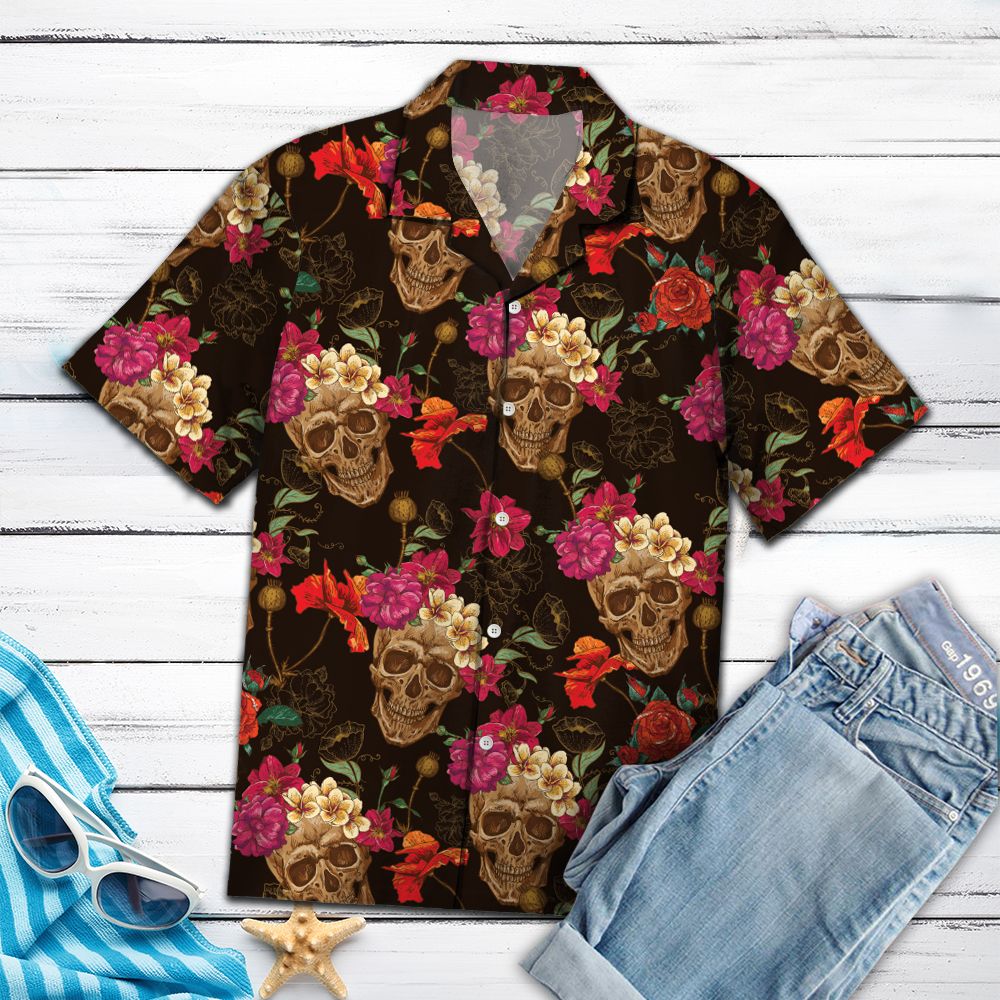 Amazing Skull H3778 - Hawaii Shirt