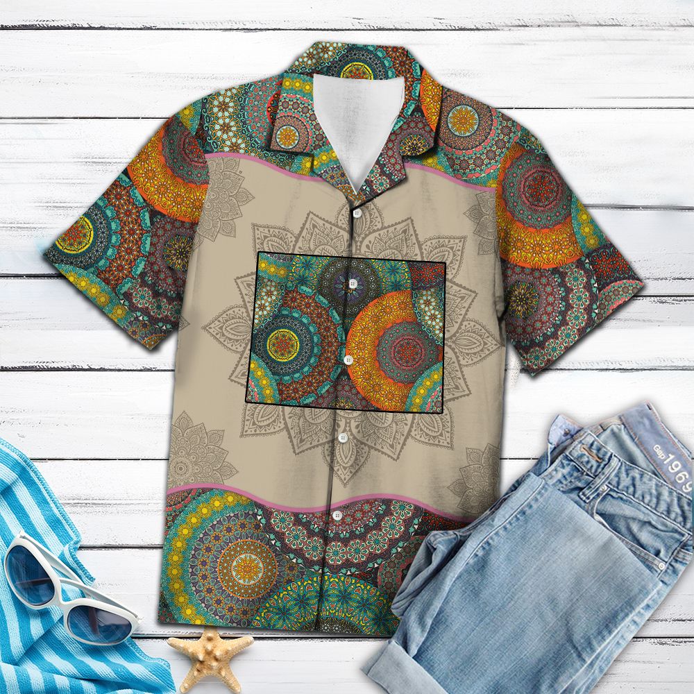 Awesome Wyoming Mandala H27045 - Hawaii Shirt