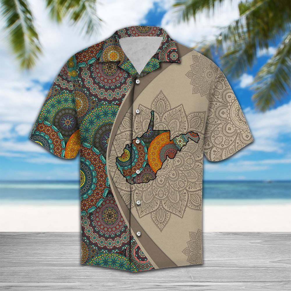 West Virginia Mandala H67010 - Hawaii Shirt