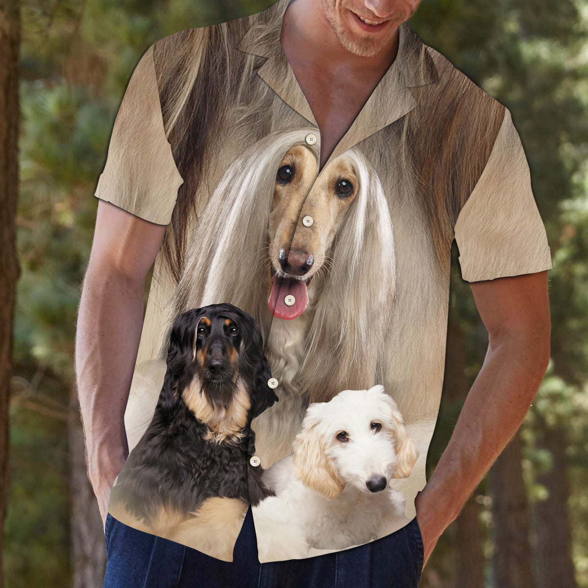 Afghan Hound Great D0807 - Hawaii Shirt