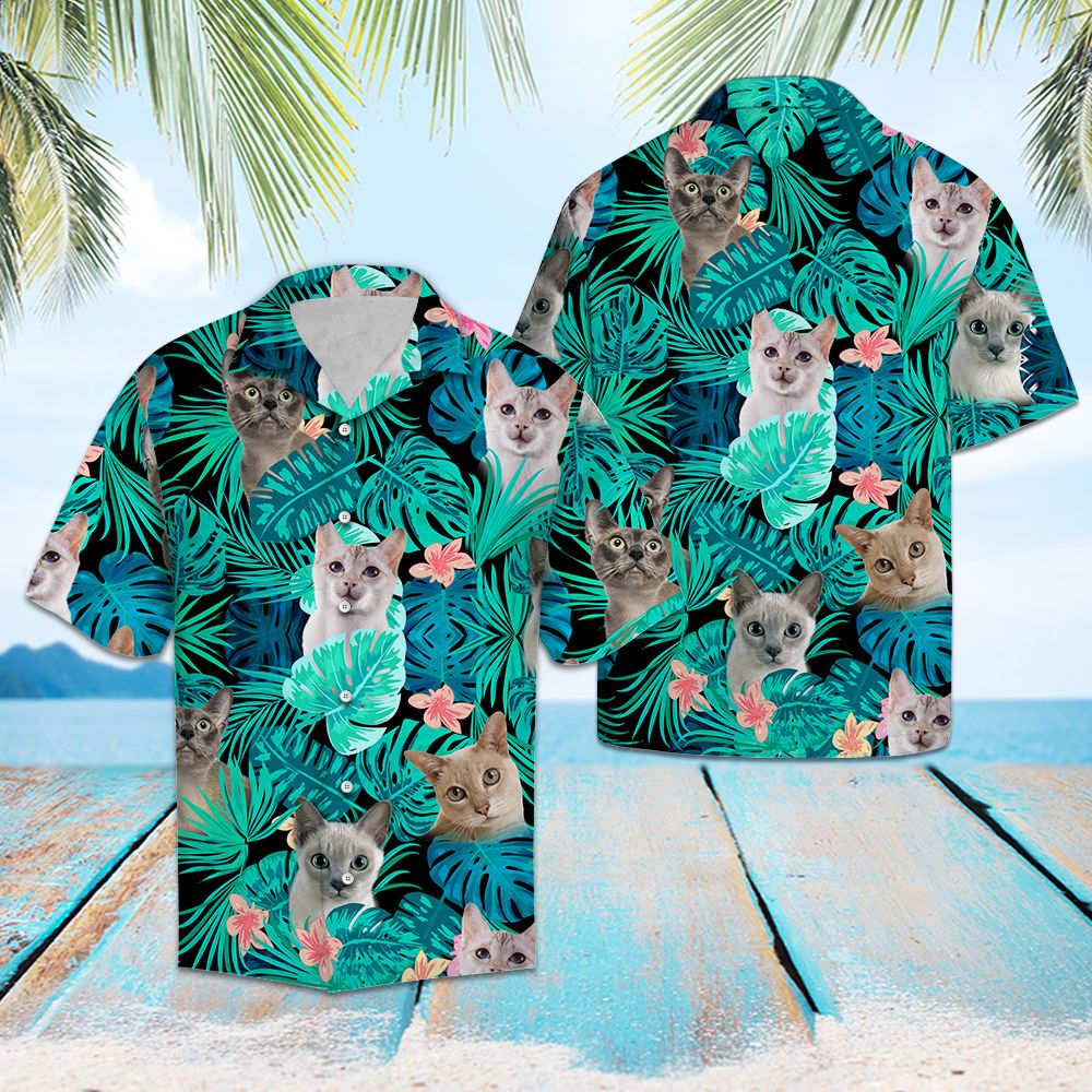 Tonkinese Green Tropical G5708- Hawaii Shirt