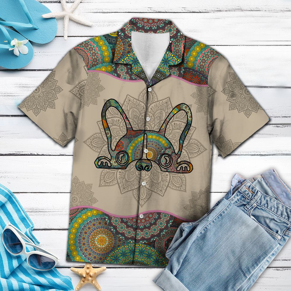 French Bulldog Mandala G5708- Hawaii Shirt