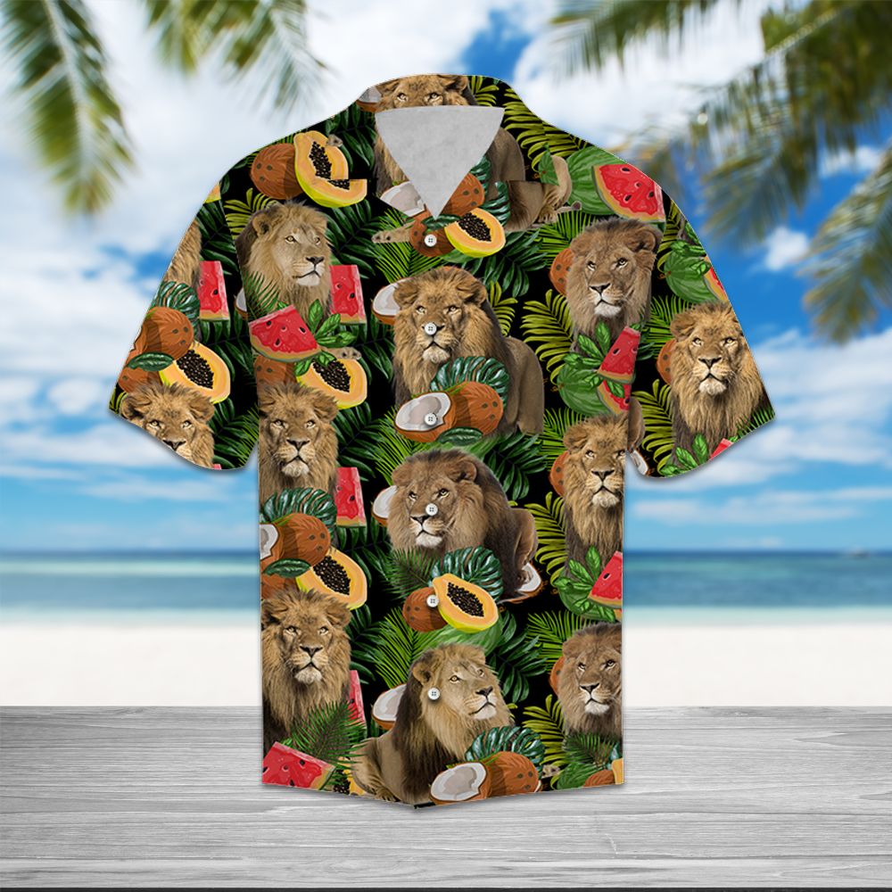 Lion Tropical Fruit T1007 - Hawaii Shirt