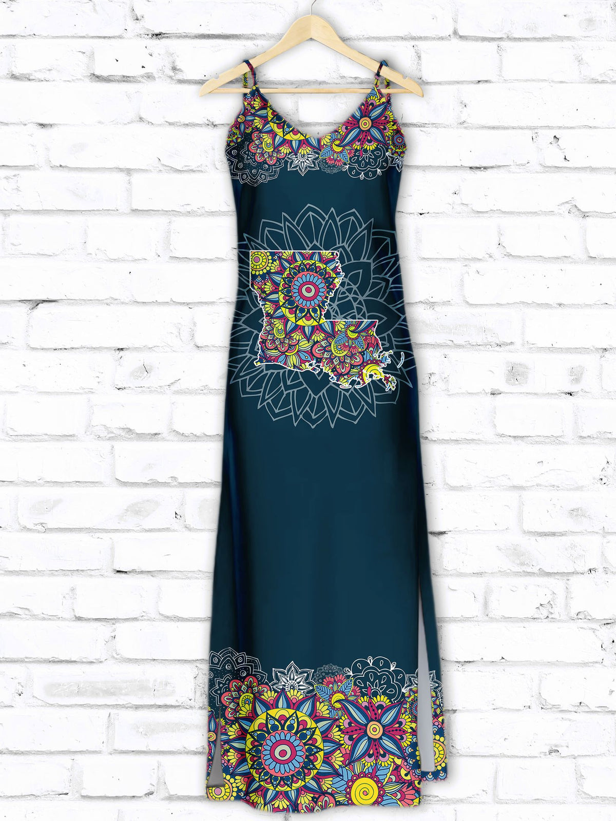 Hawaiian Louisiana Mandala T1407 - Hawaii Dress