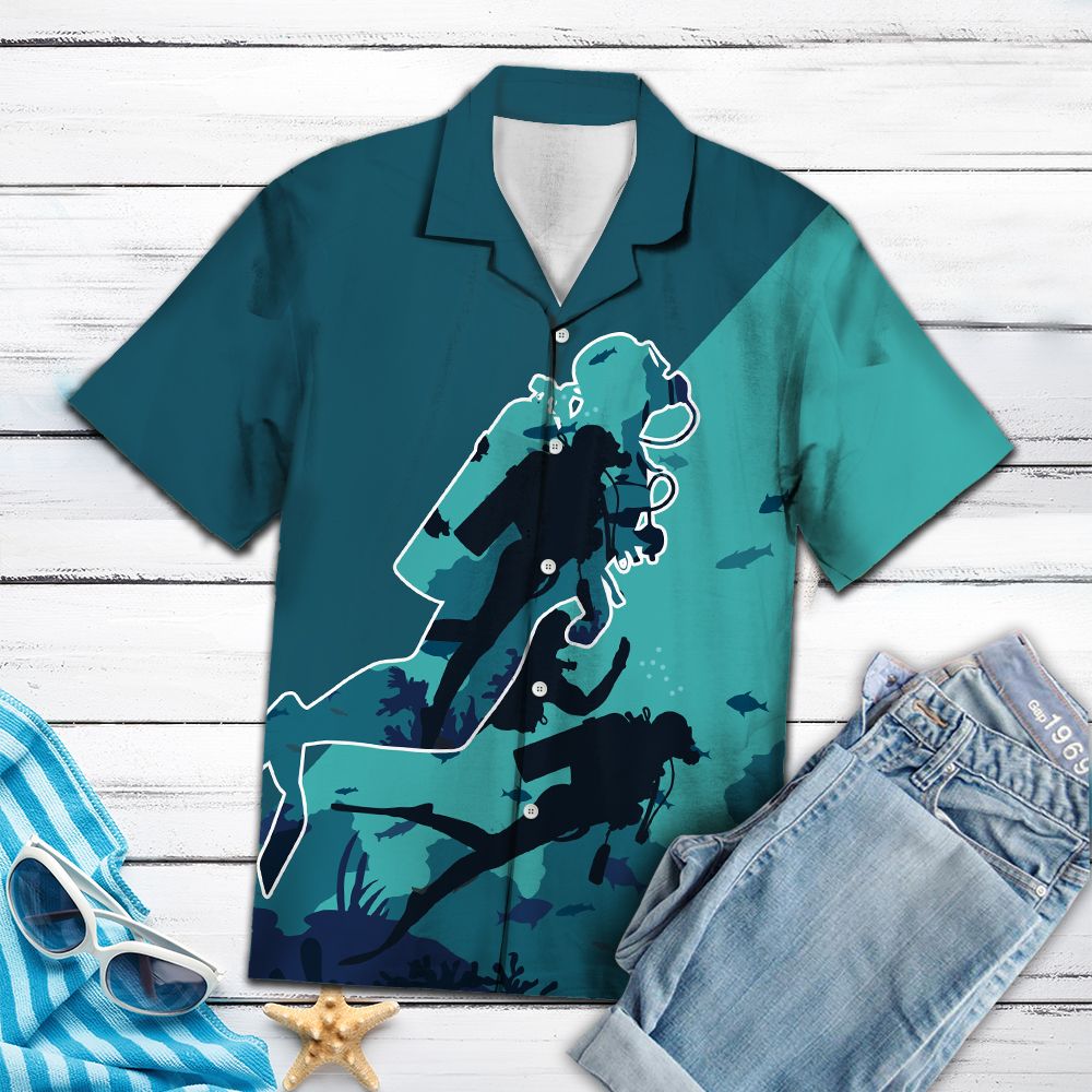 Awesome Scuba Diving G5715 - Hawaii Shirt