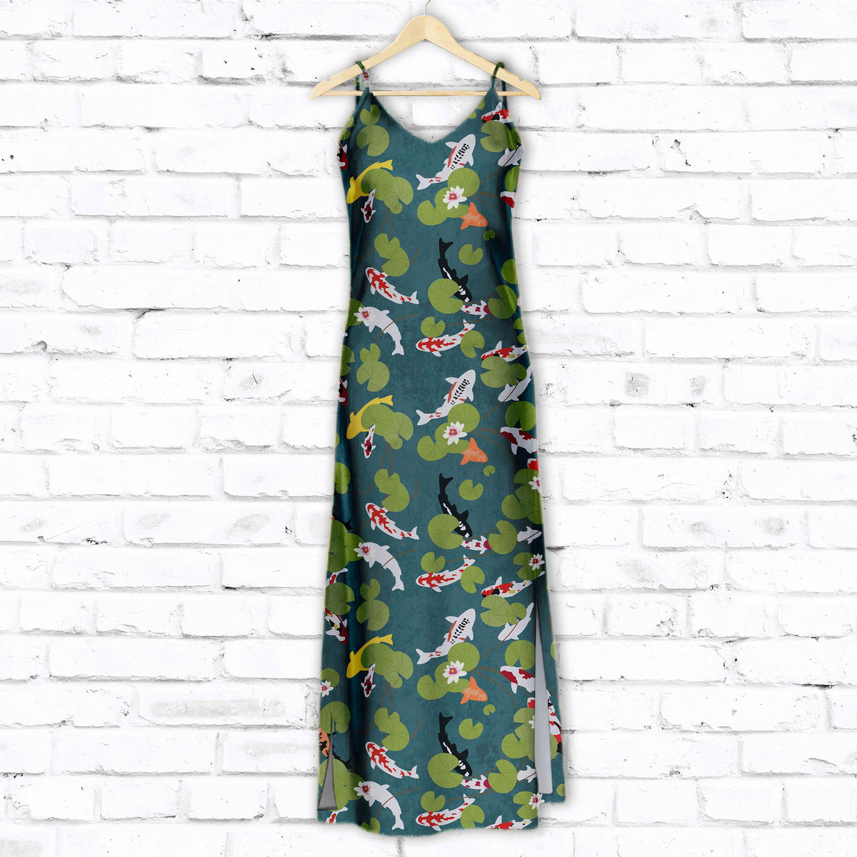 Hawaiian Beautiful Koi Fish T1507 - Hawaii Dress