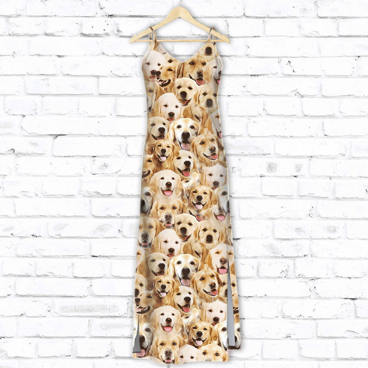 Golden Retriever Awesome D1607 - Hawaiian Dress
