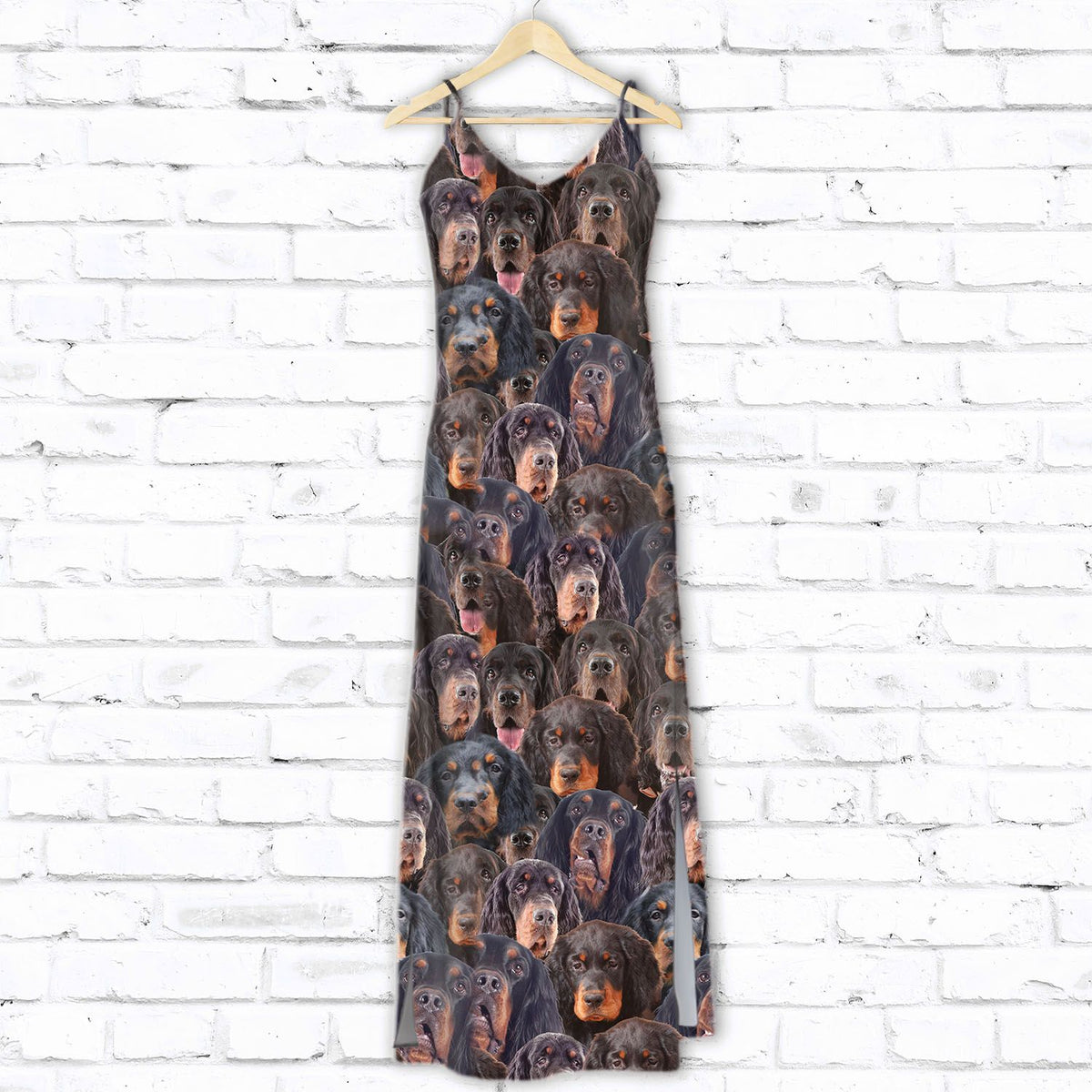 Gordon Setter Awesome D1607 - Hawaiian Dress
