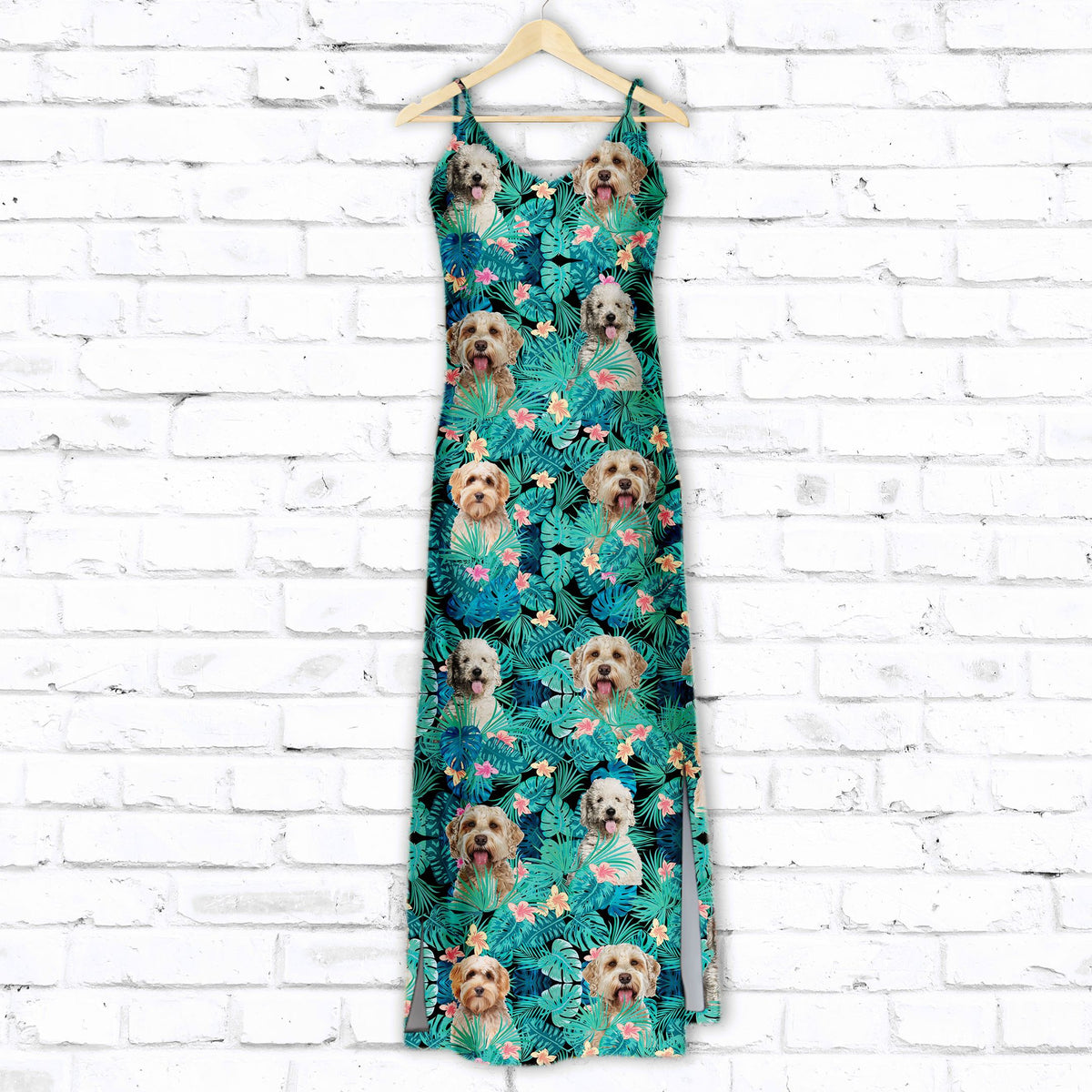 Labradoodle Tropical T1607 - Hawaiian Dress