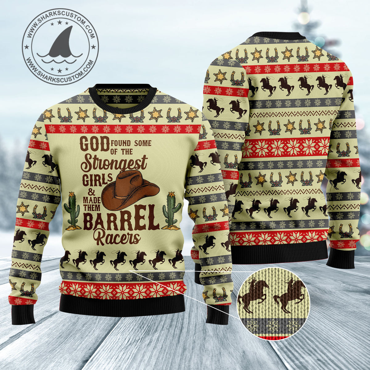 Rodeo Girl HZ102007 Ugly Christmas Sweater