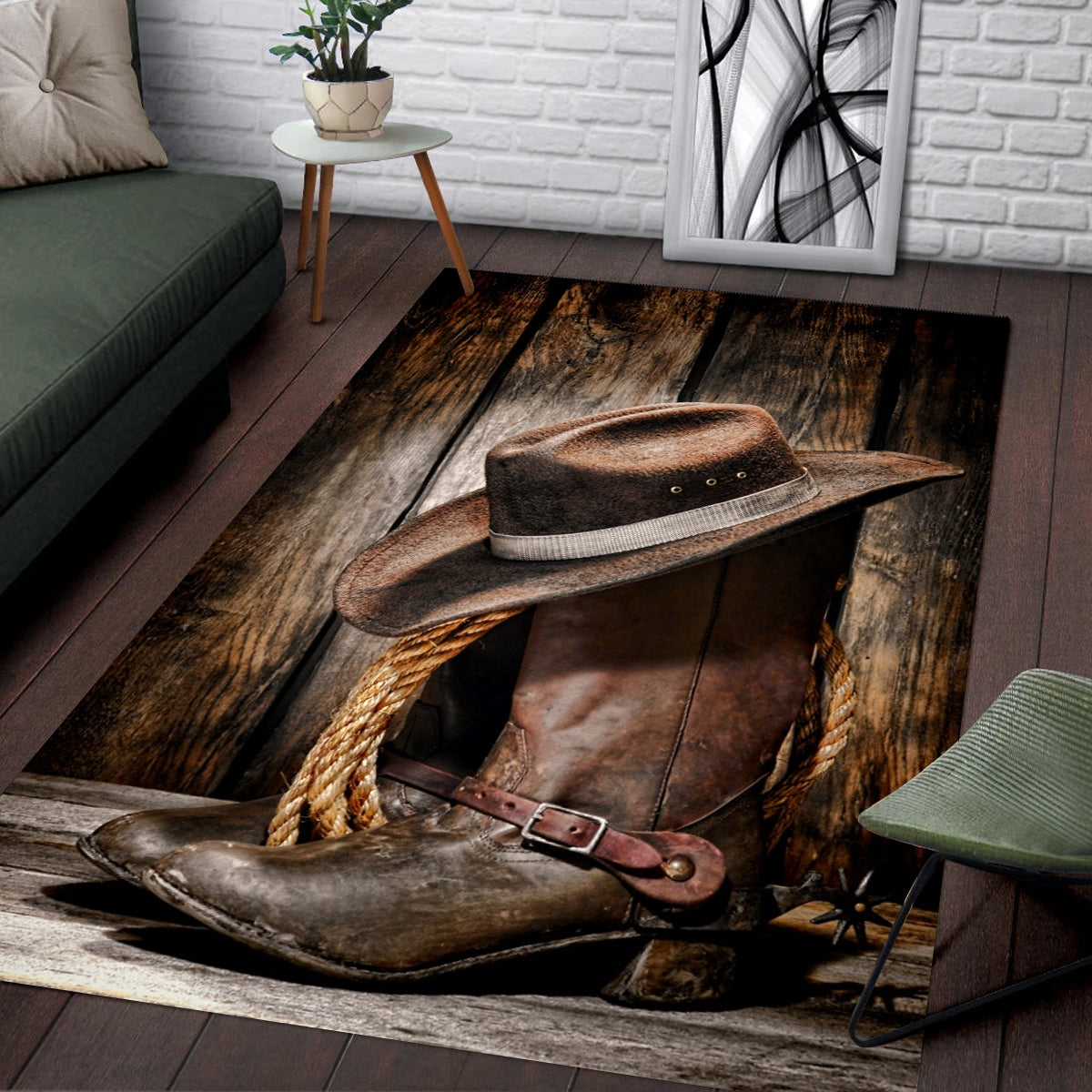 Cowboy Boot - Rectangle Rug