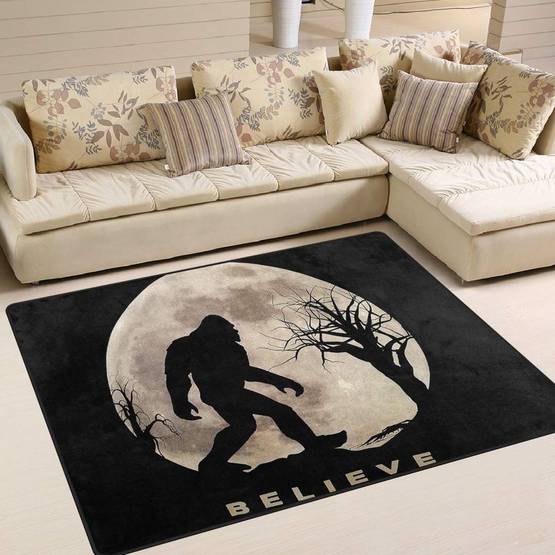 Believe Bigfoot - Rectangle Rug