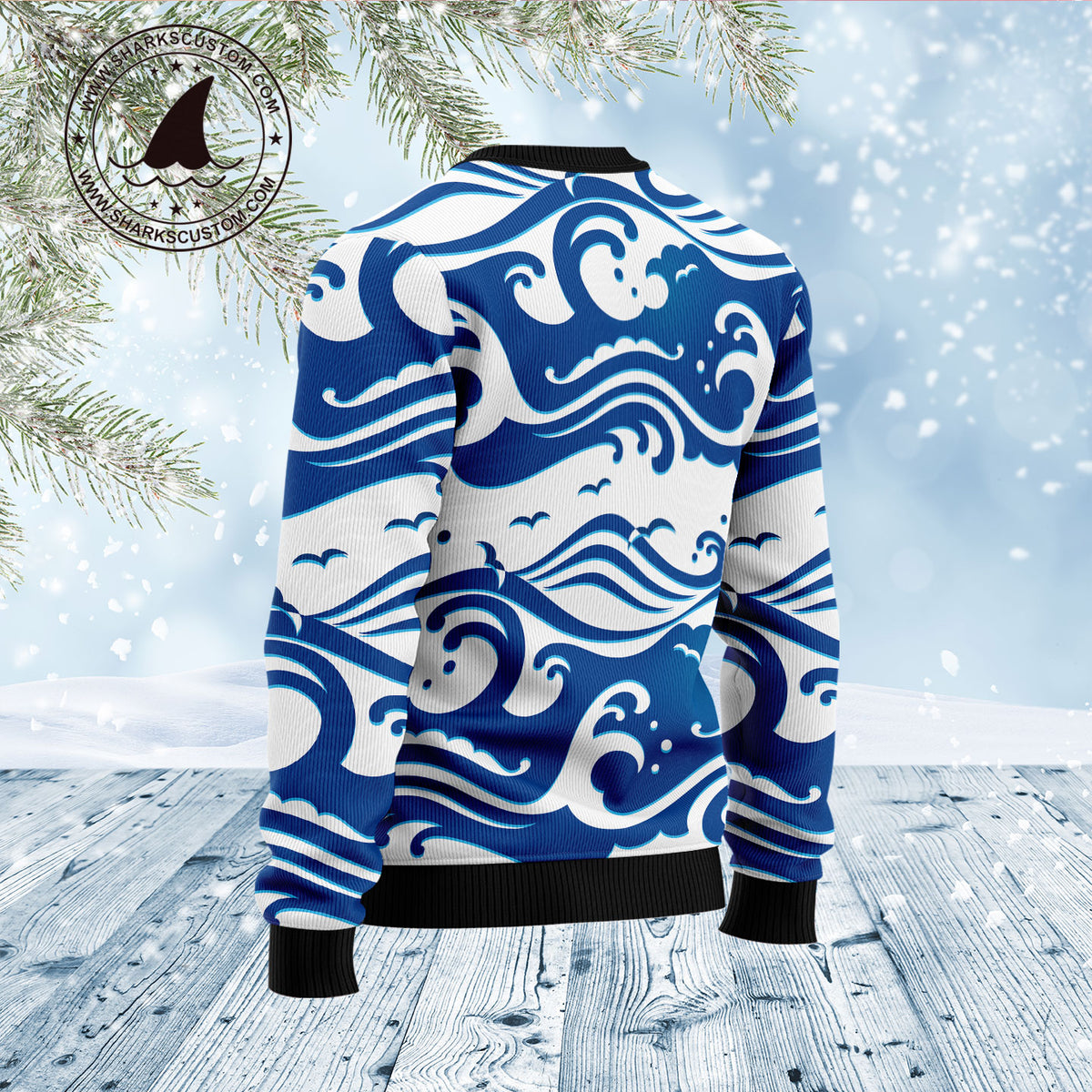 Koi Yin Yang D1011 Ugly Christmas Sweater
