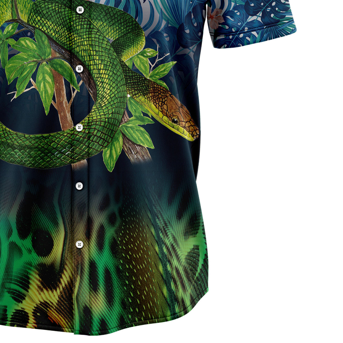 3D Snake G5728 Hawaiian Shirt
