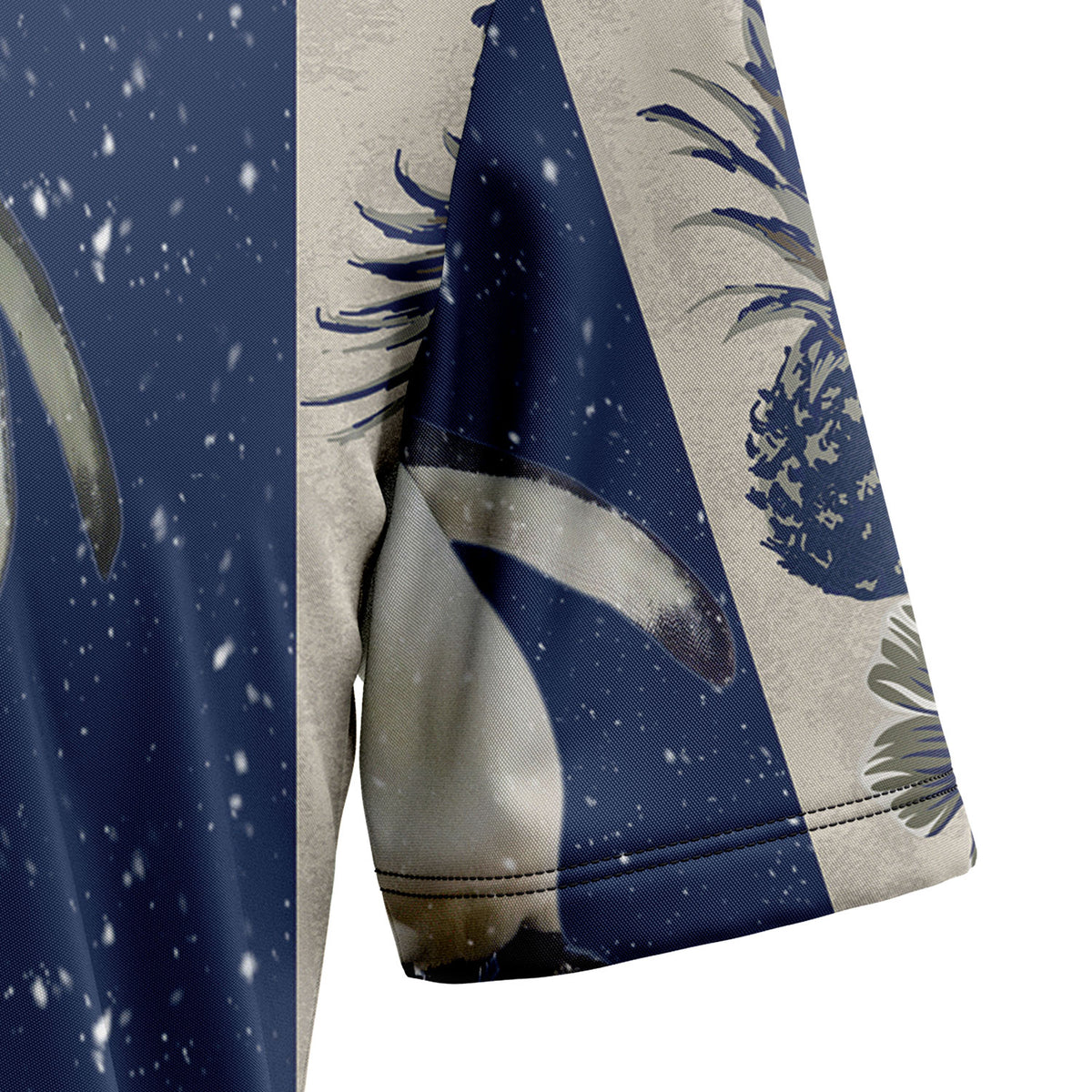 Penguin Pineapple Hibiscus Pattern T2207 Hawaiian Shirt