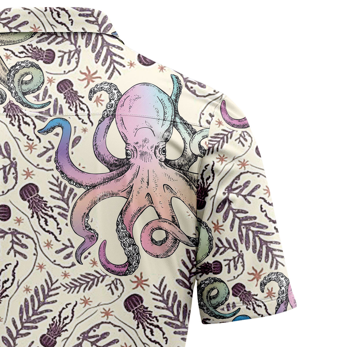 Octopus Pattern D2107 Hawaiian Shirt