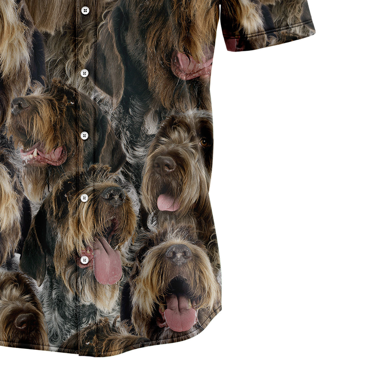 Wirehaired Pointing Griffon Awesome D0207 Hawaiian Shirt