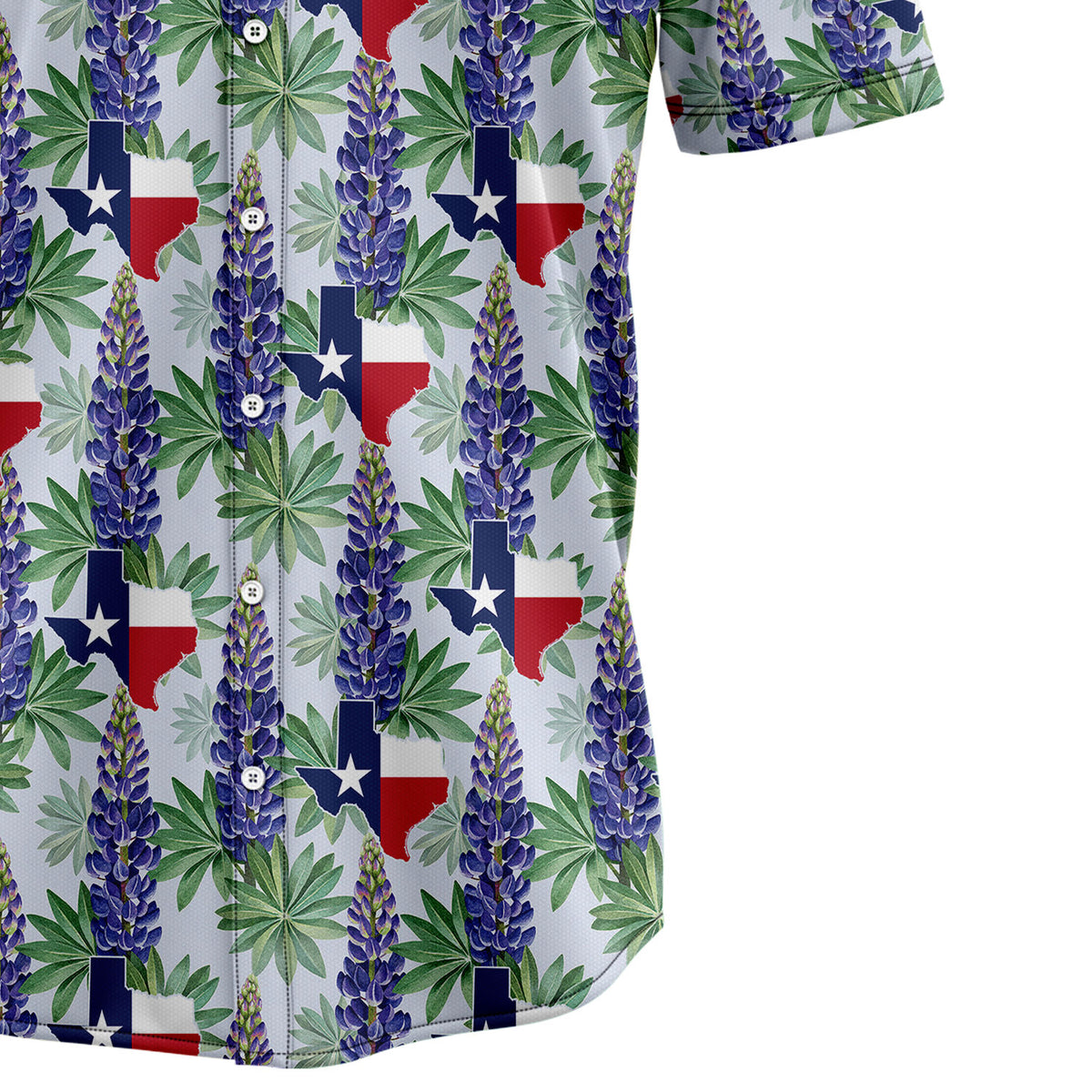 Texas Bluebonnet Flag H107023 Hawaiian Shirt