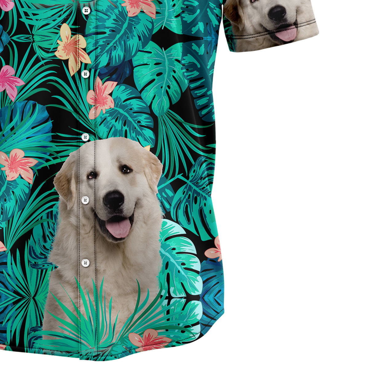 Great Pyrenees Tropical T0207 Hawaiian Shirt