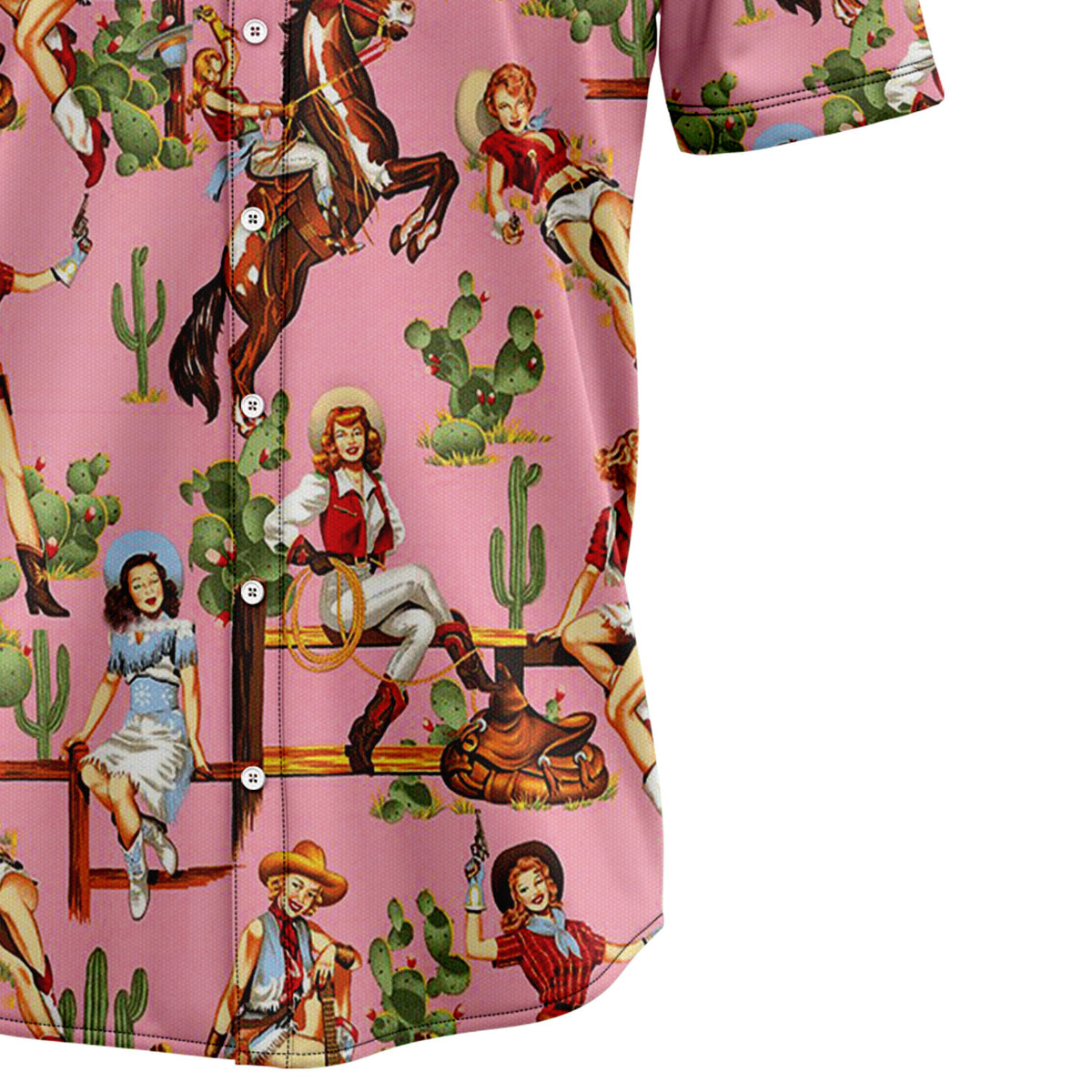 Vintage Cow Girl H29710 Hawaiian Shirt