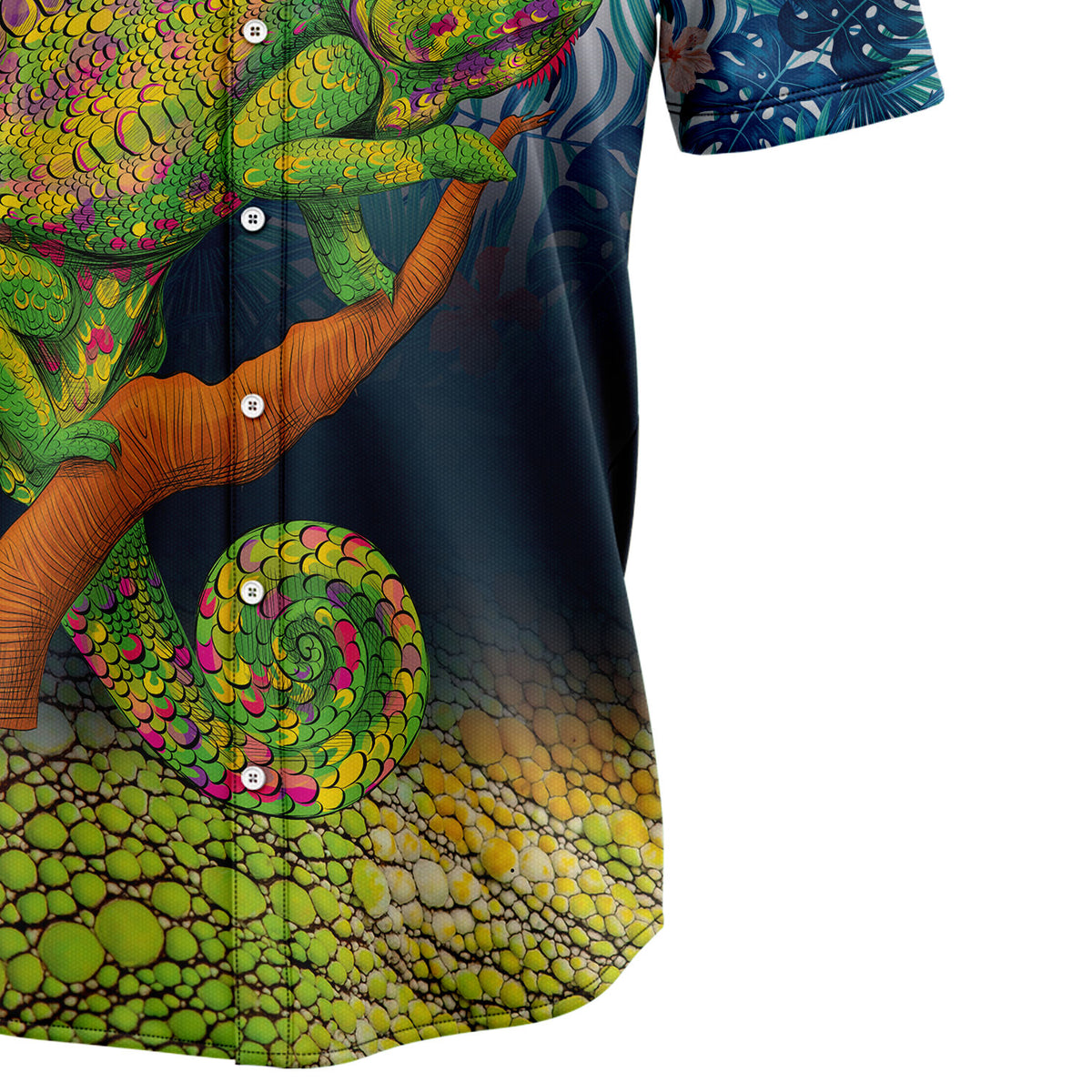 3D Chameleon G5728 Hawaiian Shirt