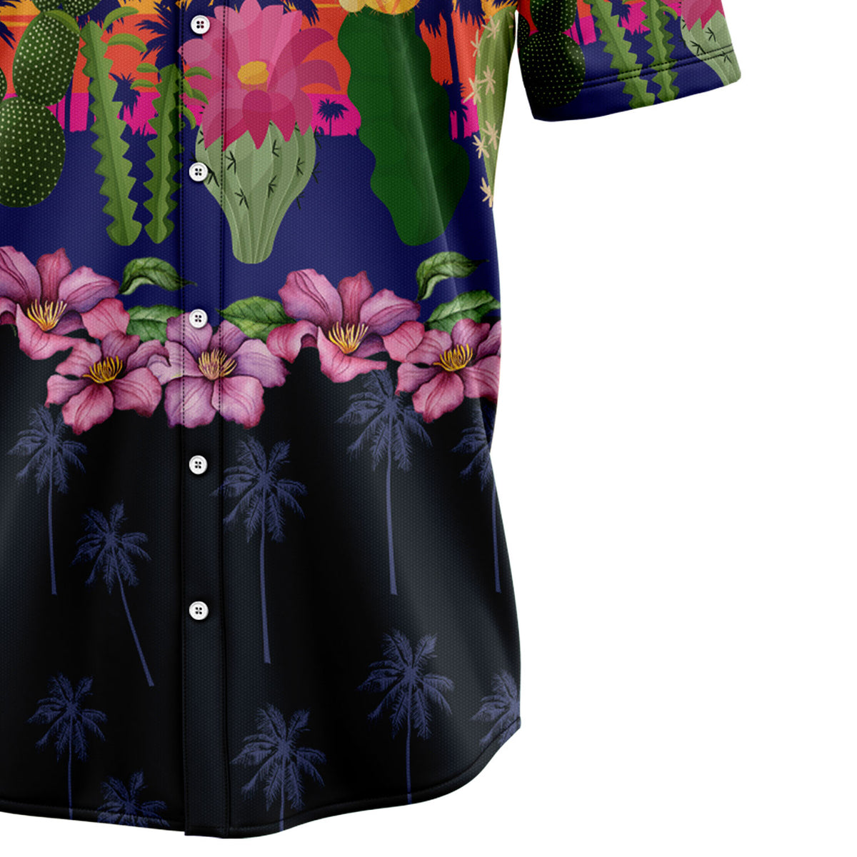 Cactus Border Chest G5714 Hawaiian Shirt