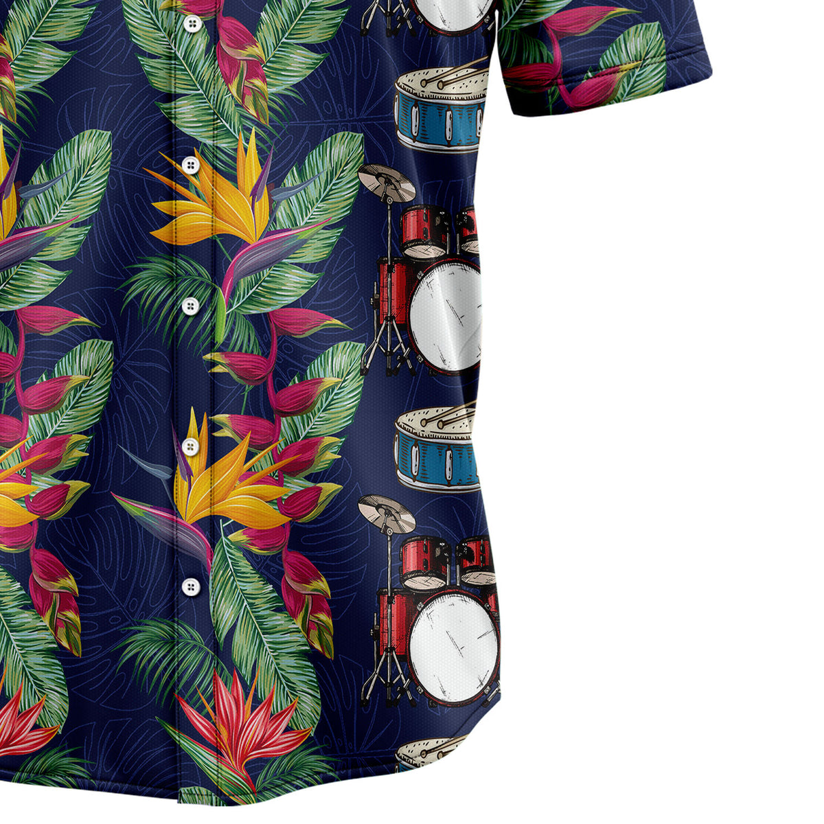 Tropical Drums H4817 Hawaiian Shirt