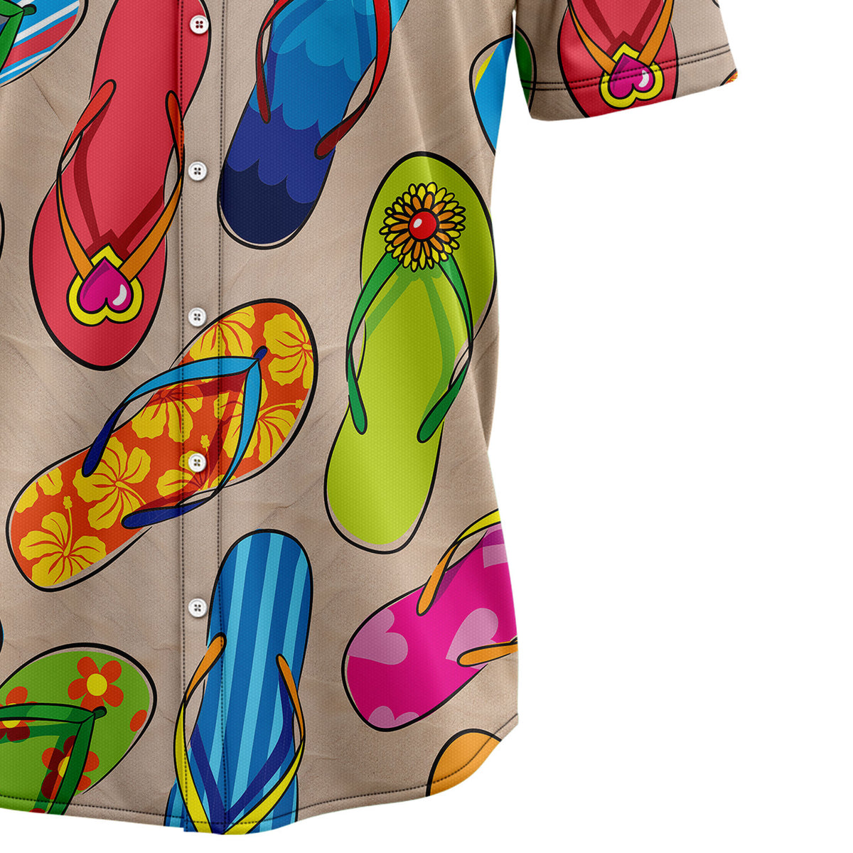 Flip-flops Beach TY0308 Hawaiian Shirt