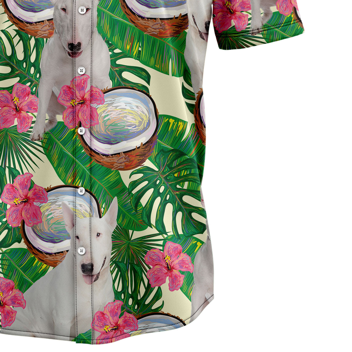 Bull Terrier Tropical Coconut G5731 Hawaiian Shirt