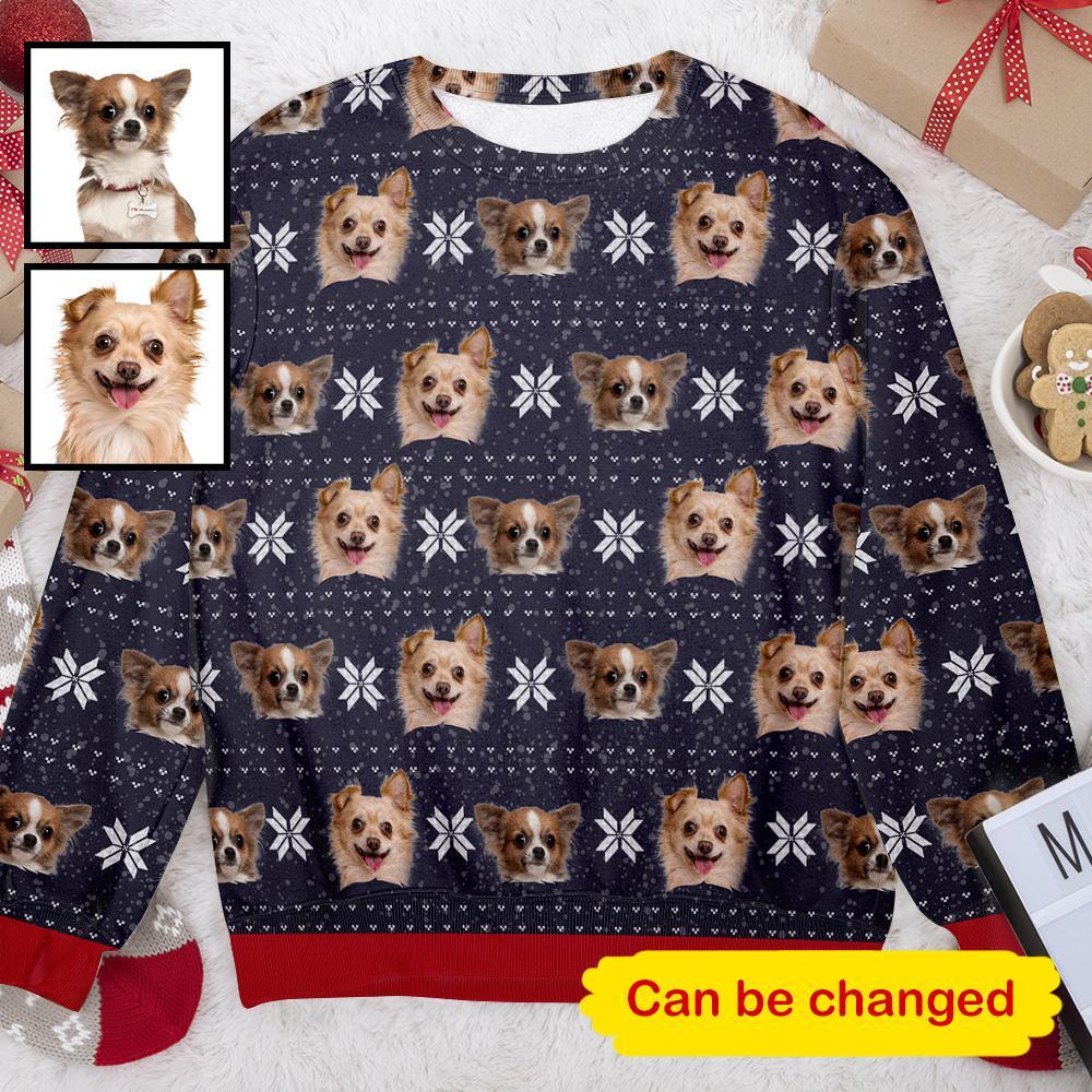 Pet Lovers Custom Face Personalizedwitch Personalized Christmas Sweater