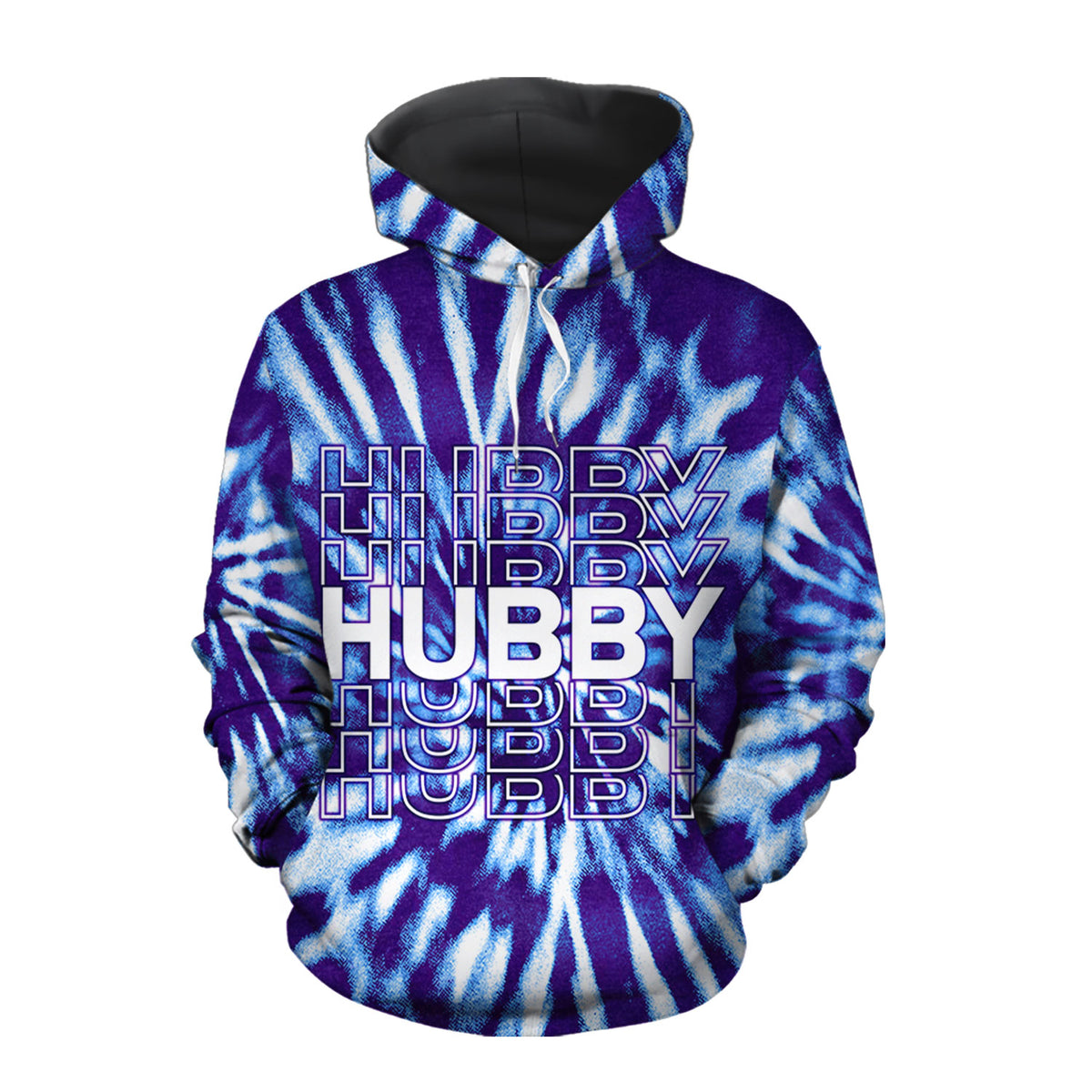 Hubby Wifey All Over Print Valentine Gift Couple Matching 3D Hoodie
