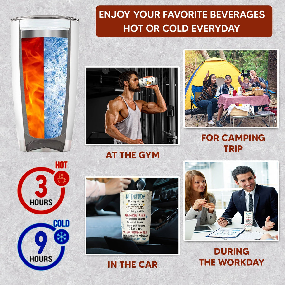 1St Fathers Day Gifts For New Dads Beer And Milk 20Oz Tumbler