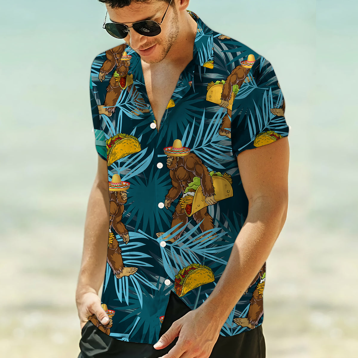 Bigfoot Tacos Taco Bell - Hawaiian Shirt Personalizedwitch