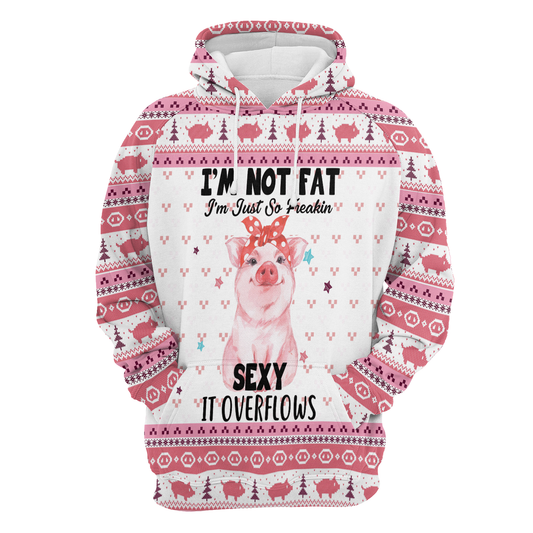 Pig Overflows All Over Print Unisex Hoodie