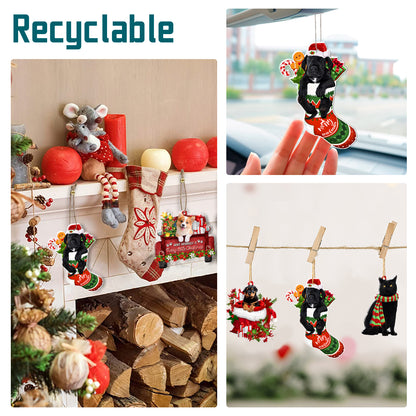 Great Dane Red Truck Acrylic Ornament