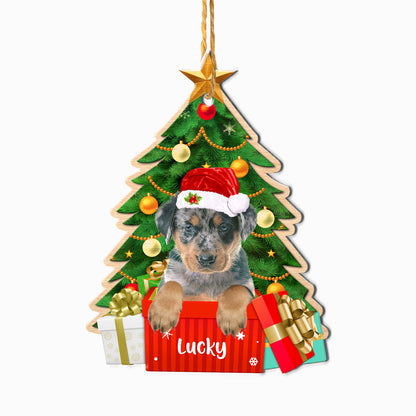 Personalized Beauceron Christmas Tree Aluminum Ornament