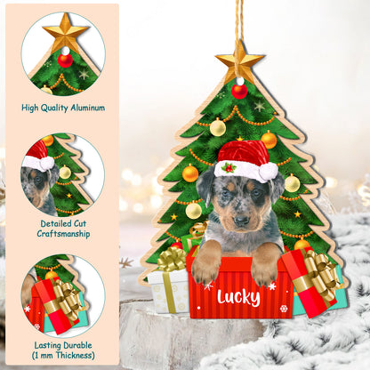 Personalized Beauceron Christmas Tree Aluminum Ornament