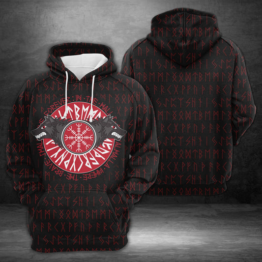 Viking Wolves H24416 - All Over Print Unisex Hoodie