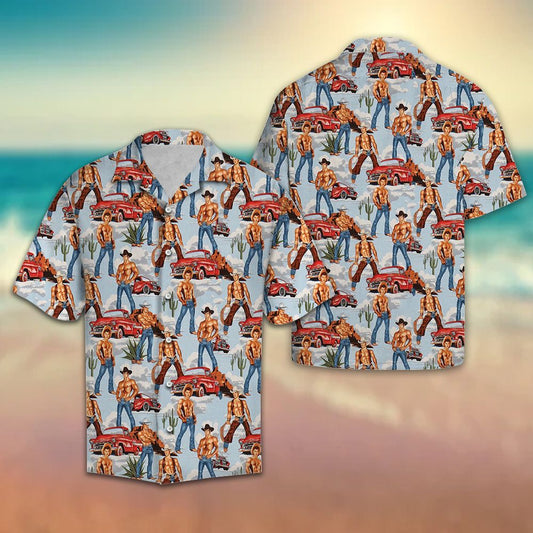 Sexy cowboy H30620 - Hawaii Shirt