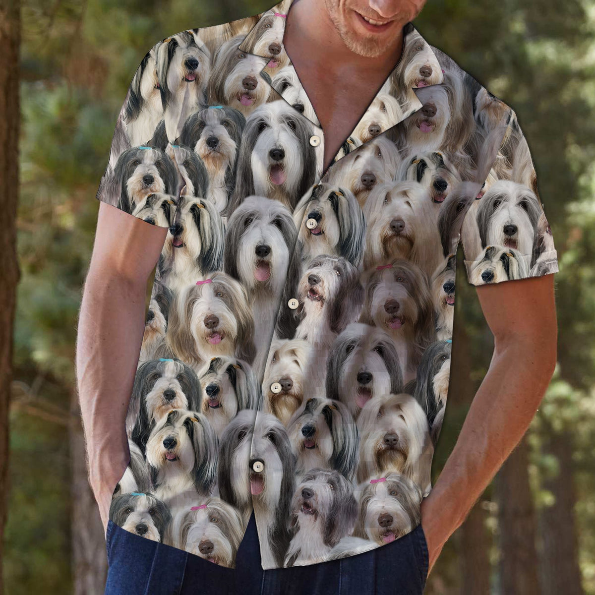 Bearded Collie Awesome D0107 - Hawaii Shirt