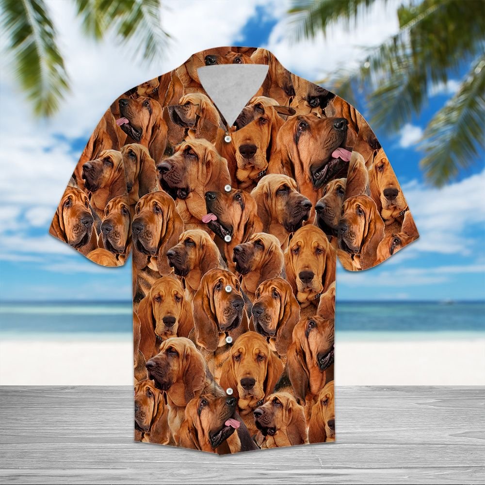 Bloodhound Awesome D0207 - Hawaii Shirt