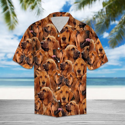 Bloodhound Awesome D0207 - Hawaii Shirt