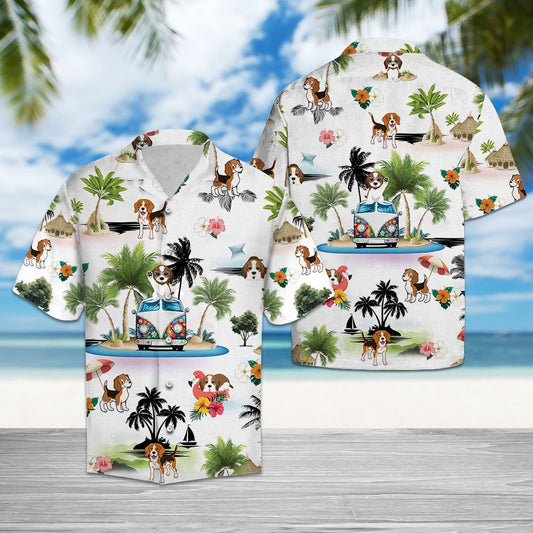 Beagle Vacation G5702 - Hawaii Shirt