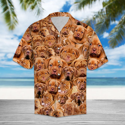 Dogue de Bordeaux Awesome D0207 - Hawaii Shirt